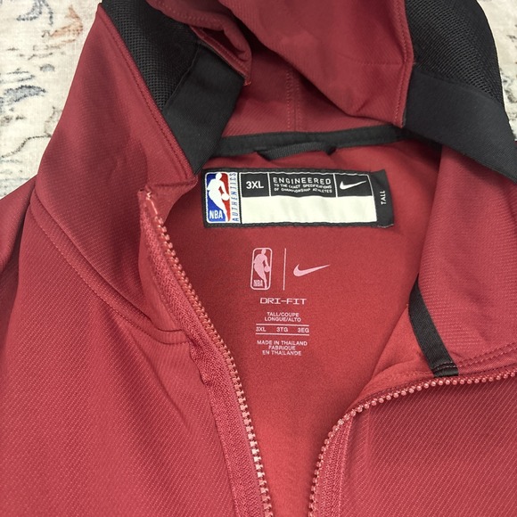 Nike NBA Cleveland Cavs  75th Anniversary Performance Full Zip Hoodie Size 3x - Picture 3 of 9